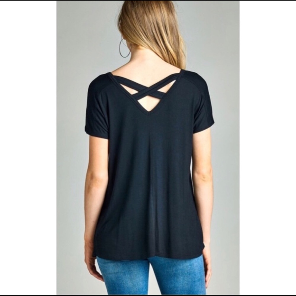 🖤Cross Back Dolman Top🖤